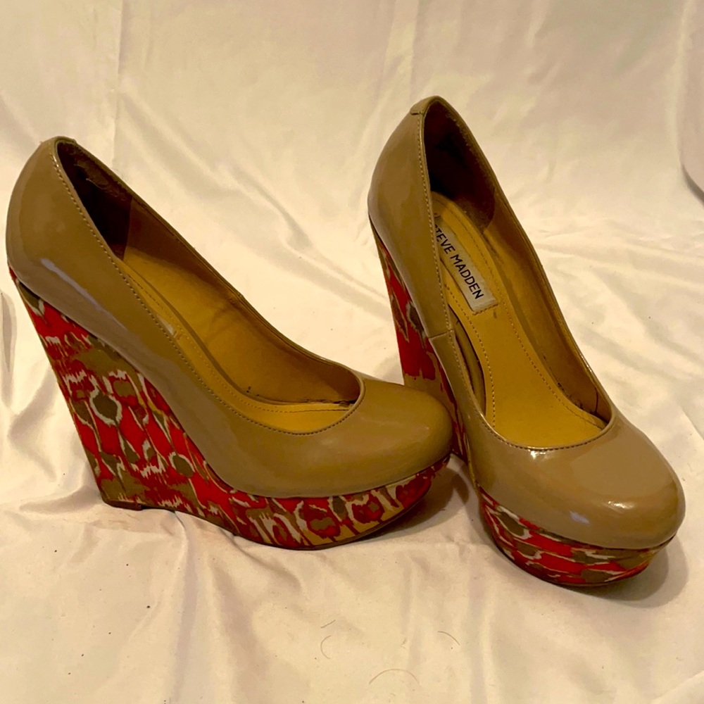 Steve Madden wedge platform heels